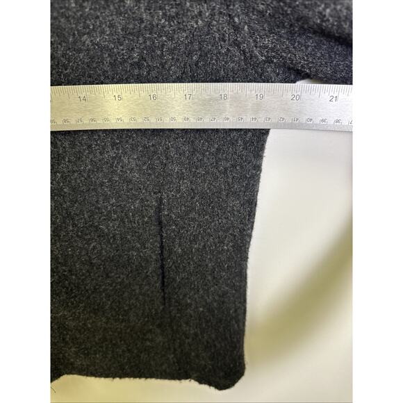 VTGBear Ridge Outfitters‎ Sweater Jacket M Wool Blend Fleece Gray Made USA Cozy - Picture 5 of 6
